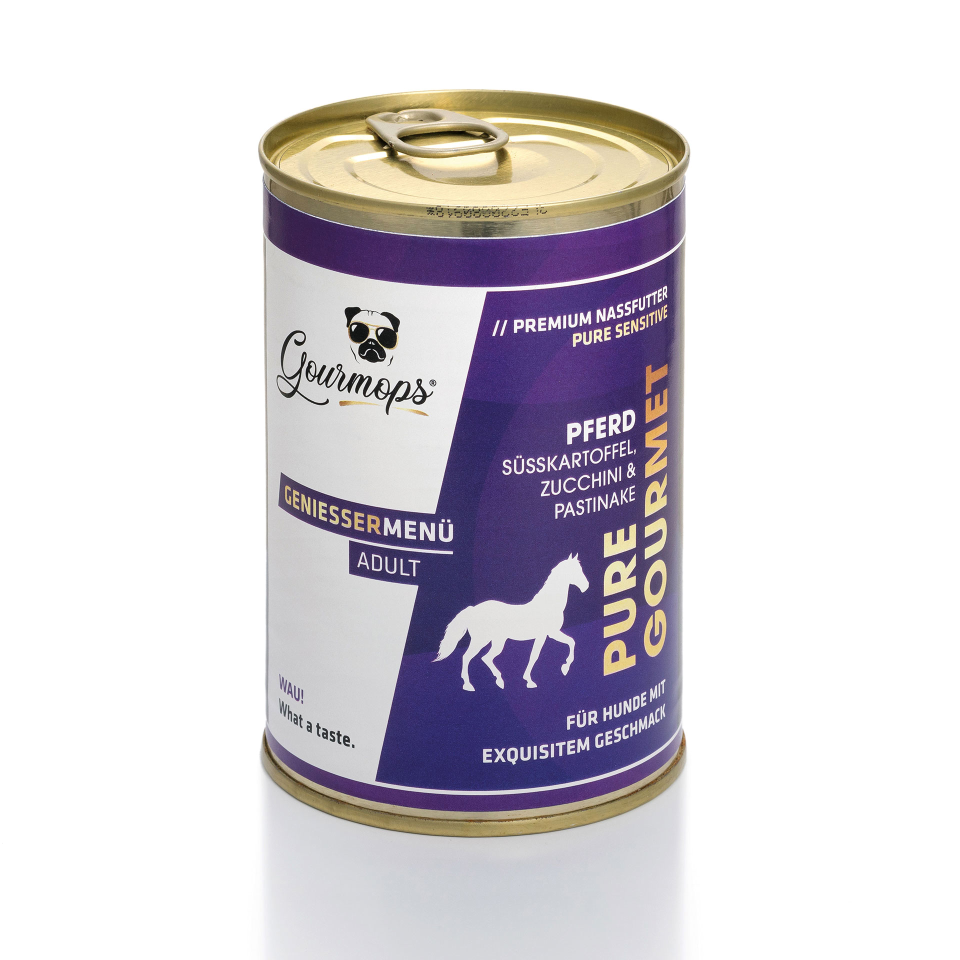 Pure Gourmet - Pferd, Süßkartoffel, Zucchini und Pastinake